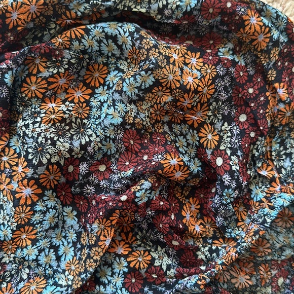 Free People Crop Floral Blouse Sz M NWT - Picture 2 of 3